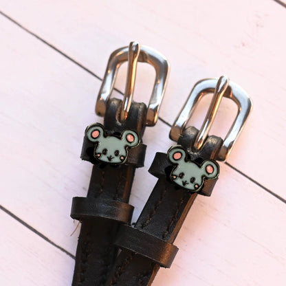 ManeJane Spur Straps Spur Straps- Mouse equestrian team apparel online tack store mobile tack store custom farm apparel custom show stable clothing equestrian lifestyle horse show clothing riding clothes ManeJane Frogger Spur Straps horses equestrian tack store