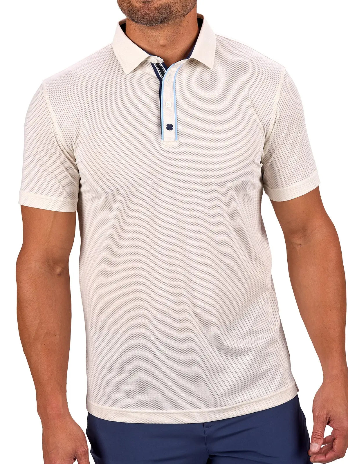 Black Clover Polo Shirt Black Clover- Ollie Polo equestrian team apparel online tack store mobile tack store custom farm apparel custom show stable clothing equestrian lifestyle horse show clothing riding clothes Black Clover- Ollie Polo horses equestrian tack store