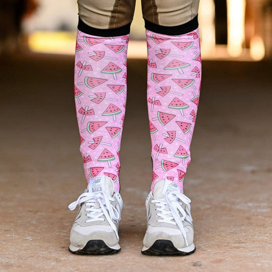 Dreamers & Schemers Socks Dreamers & Schemers- One in a Melon equestrian team apparel online tack store mobile tack store custom farm apparel custom show stable clothing equestrian lifestyle horse show clothing riding clothes horses equestrian tack store