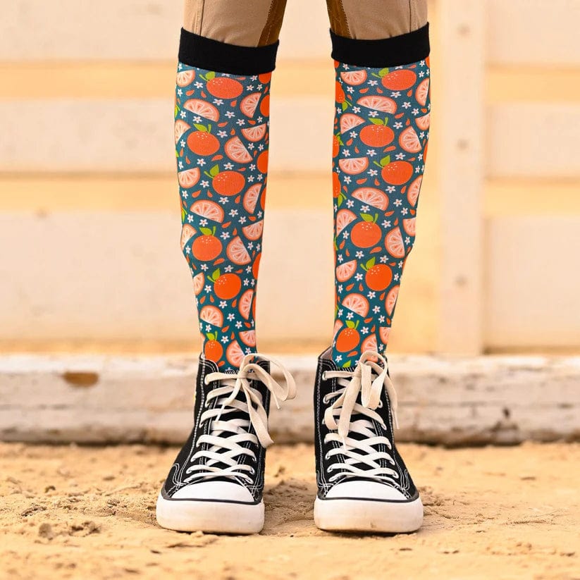 Dreamers & Schemers Socks Dreamers & Schemers- Orange Crush equestrian team apparel online tack store mobile tack store custom farm apparel custom show stable clothing equestrian lifestyle horse show clothing riding clothes horses equestrian tack store