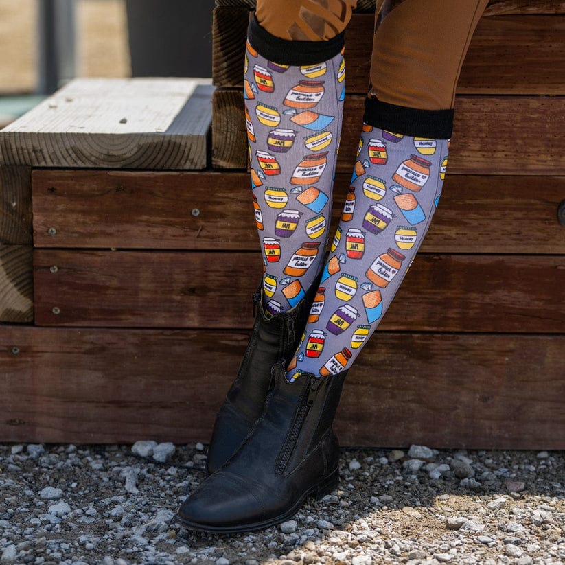 Dreamers & Schemers Socks Dreamers & Schemers- PBJ equestrian team apparel online tack store mobile tack store custom farm apparel custom show stable clothing equestrian lifestyle horse show clothing riding clothes horses equestrian tack store