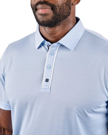 Black Clover Polo Shirt Peri Blue / S Black Clover- Ollie Polo equestrian team apparel online tack store mobile tack store custom farm apparel custom show stable clothing equestrian lifestyle horse show clothing riding clothes Black Clover- Ollie Polo horses equestrian tack store