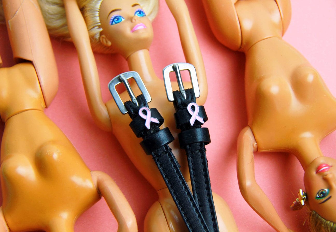 ManeJane Spur Straps Spur Straps- Pink Ribbon equestrian team apparel online tack store mobile tack store custom farm apparel custom show stable clothing equestrian lifestyle horse show clothing riding clothes horses equestrian tack store