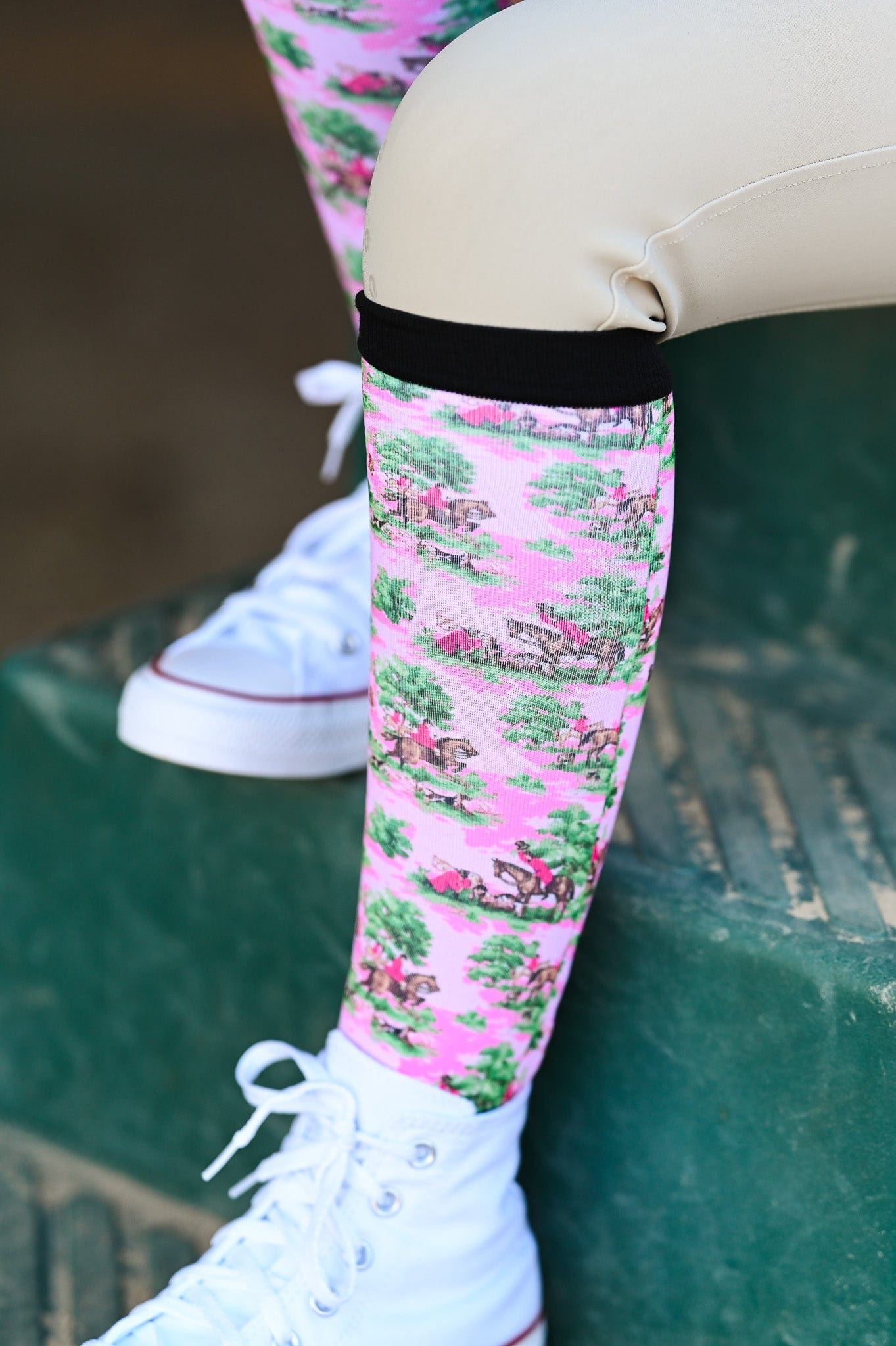 Dreamers & Schemers Socks Dreamers & Schemers- Pony Mac Pink Tally Ho equestrian team apparel online tack store mobile tack store custom farm apparel custom show stable clothing equestrian lifestyle horse show clothing riding clothes horses equestrian tack store