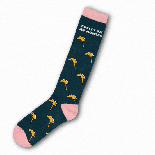 dreamers & schemers Boot Sock Dreamers & Schemers- Pretty OK equestrian team apparel online tack store mobile tack store custom farm apparel custom show stable clothing equestrian lifestyle horse show clothing riding clothes Dreamers & Schemers- Pretty OK horses equestrian tack store