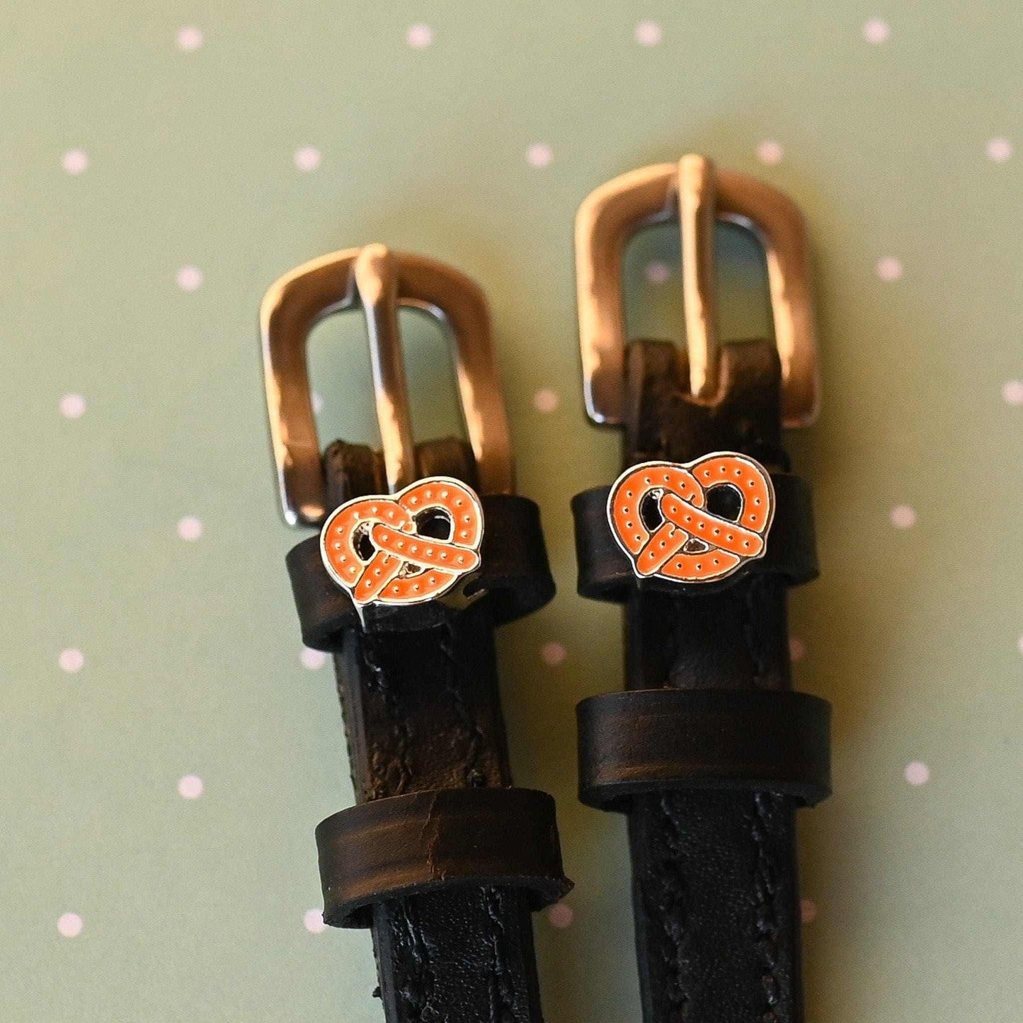ManeJane Black Spur Straps Spur Straps- Pretzel equestrian team apparel online tack store mobile tack store custom farm apparel custom show stable clothing equestrian lifestyle horse show clothing riding clothes Spur Straps- Pretzel horses equestrian tack store