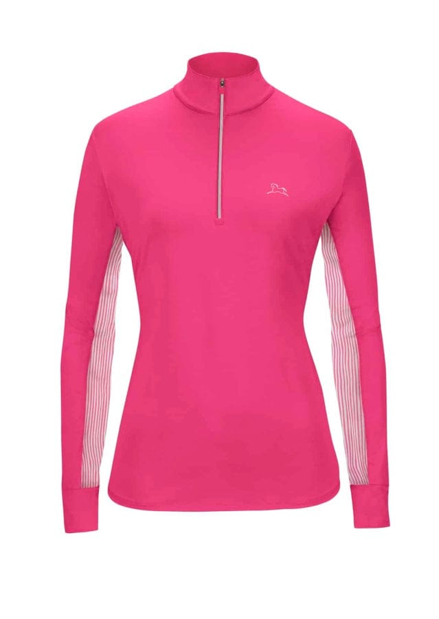RJ Classics Schooling Shirt Raspberry RJ Classics- Ella Shirt (XL) equestrian team apparel online tack store mobile tack store custom farm apparel custom show stable clothing equestrian lifestyle horse show clothing riding clothes RJ Classics- Ella Shirt (XL) horses equestrian tack store