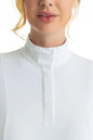 Hannah Childs Show Shirt XS Hannah Childs- Shelby Ruffle Show Shirt (Long Sleeve) equestrian team apparel online tack store mobile tack store custom farm apparel custom show stable clothing equestrian lifestyle horse show clothing riding clothes Hannah Childs- Shelby Ruffle Show Shirt (Long Sleeve) horses equestrian tack store
