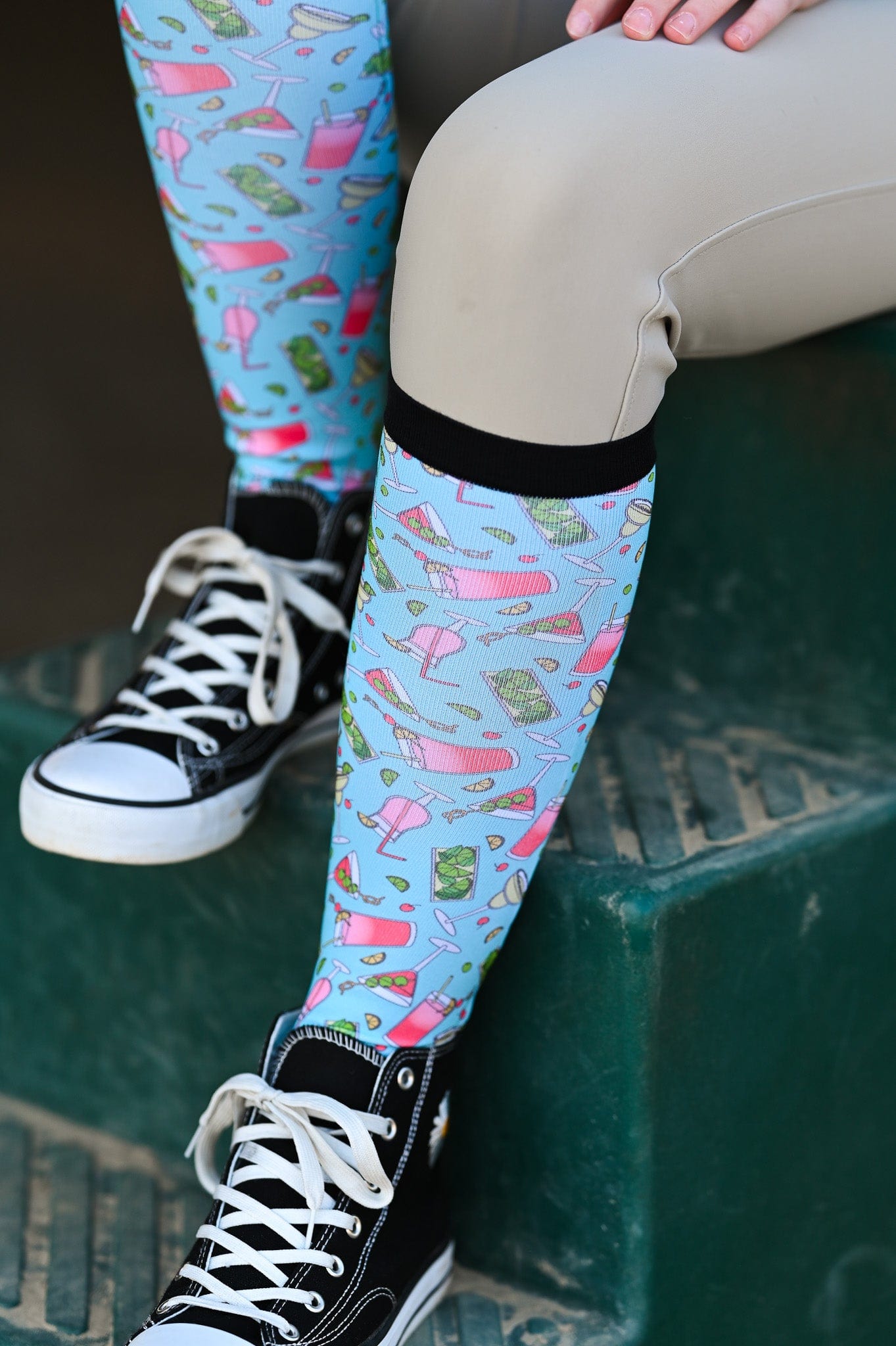 dreamers & schemers Boot Sock Dreamers & Schemers- Side Of Lime equestrian team apparel online tack store mobile tack store custom farm apparel custom show stable clothing equestrian lifestyle horse show clothing riding clothes horses equestrian tack store