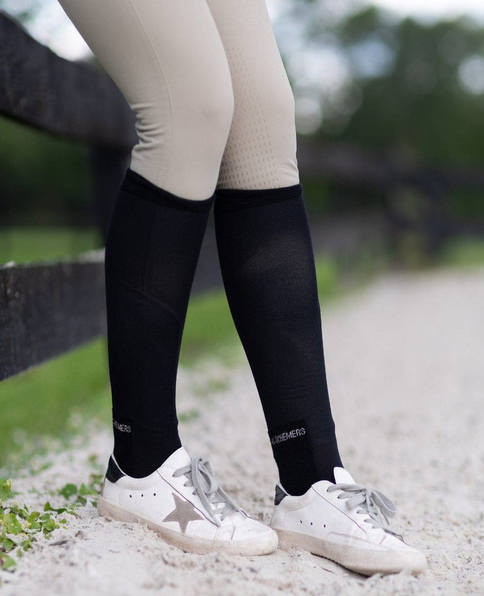 dreamers & schemers Boot Socks Black Dreamers & Schemers- Simple Solids equestrian team apparel online tack store mobile tack store custom farm apparel custom show stable clothing equestrian lifestyle horse show clothing riding clothes Dreamers & Schemers- Simple Solids horses equestrian tack store