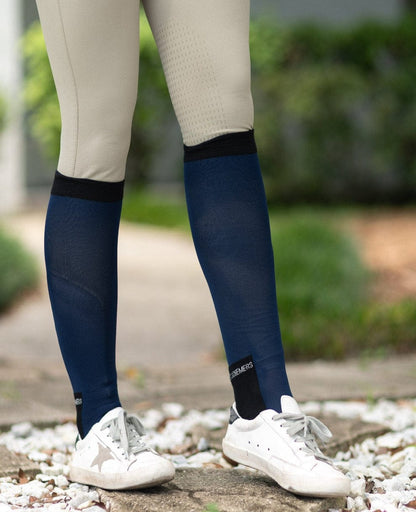 dreamers & schemers Boot Socks Dark Navy Dreamers & Schemers- Simple Solids equestrian team apparel online tack store mobile tack store custom farm apparel custom show stable clothing equestrian lifestyle horse show clothing riding clothes Dreamers & Schemers- Simple Solids horses equestrian tack store
