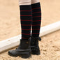 dreamers & schemers Boot Sock Navy/Burgundy Stripes Dreamers & Schemers- Simple Stripes Knit Socks equestrian team apparel online tack store mobile tack store custom farm apparel custom show stable clothing equestrian lifestyle horse show clothing riding clothes Dreamers & Schemers- Simple Stripes Knit Socks horses equestrian tack store