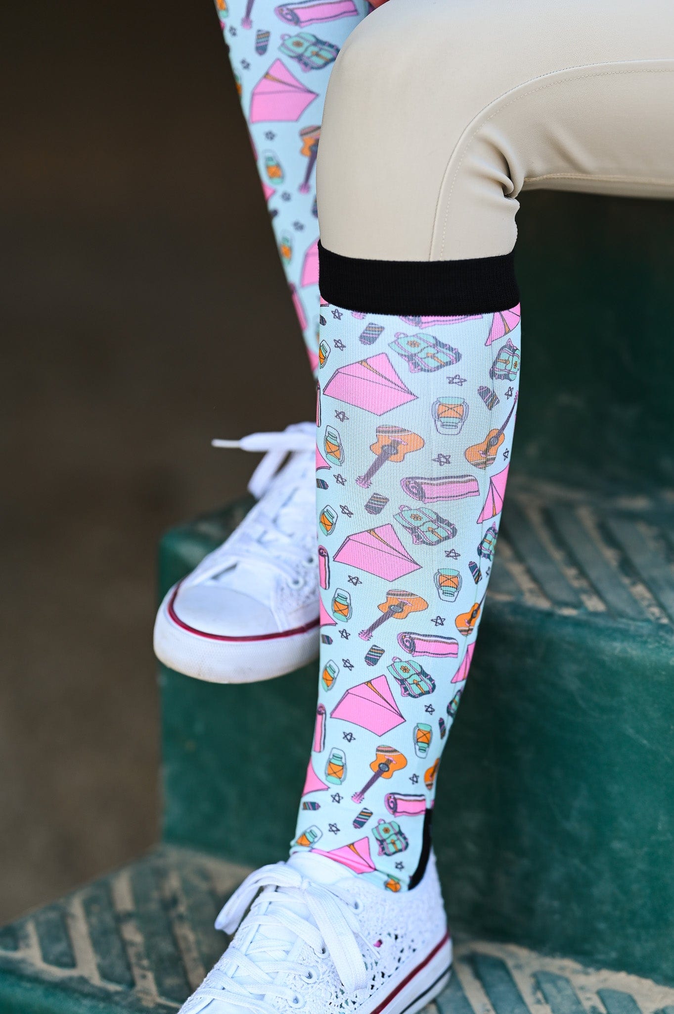 Dreamers & Schemers Socks Dreamers & Schemers- Sleepover equestrian team apparel online tack store mobile tack store custom farm apparel custom show stable clothing equestrian lifestyle horse show clothing riding clothes horses equestrian tack store