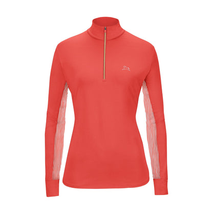 RJ Classics Schooling Shirt Spiced Coral RJ Classics- Ella Shirt (XXS) equestrian team apparel online tack store mobile tack store custom farm apparel custom show stable clothing equestrian lifestyle horse show clothing riding clothes RJ Classics- Ella Shirt (XXS) horses equestrian tack store