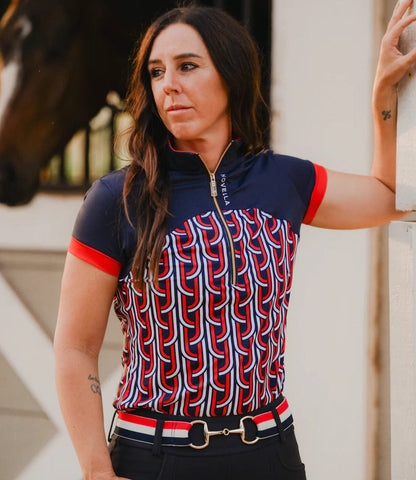 Novella Equestrian Apparel & Accessories Novella Equestrian- The Team Shirt Short Sleeve equestrian team apparel online tack store mobile tack store custom farm apparel custom show stable clothing equestrian lifestyle horse show clothing riding clothes horses equestrian tack store