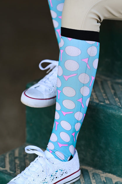 Dreamers & Schemers Socks Dreamers & Schemers- Tee'd Off equestrian team apparel online tack store mobile tack store custom farm apparel custom show stable clothing equestrian lifestyle horse show clothing riding clothes horses equestrian tack store