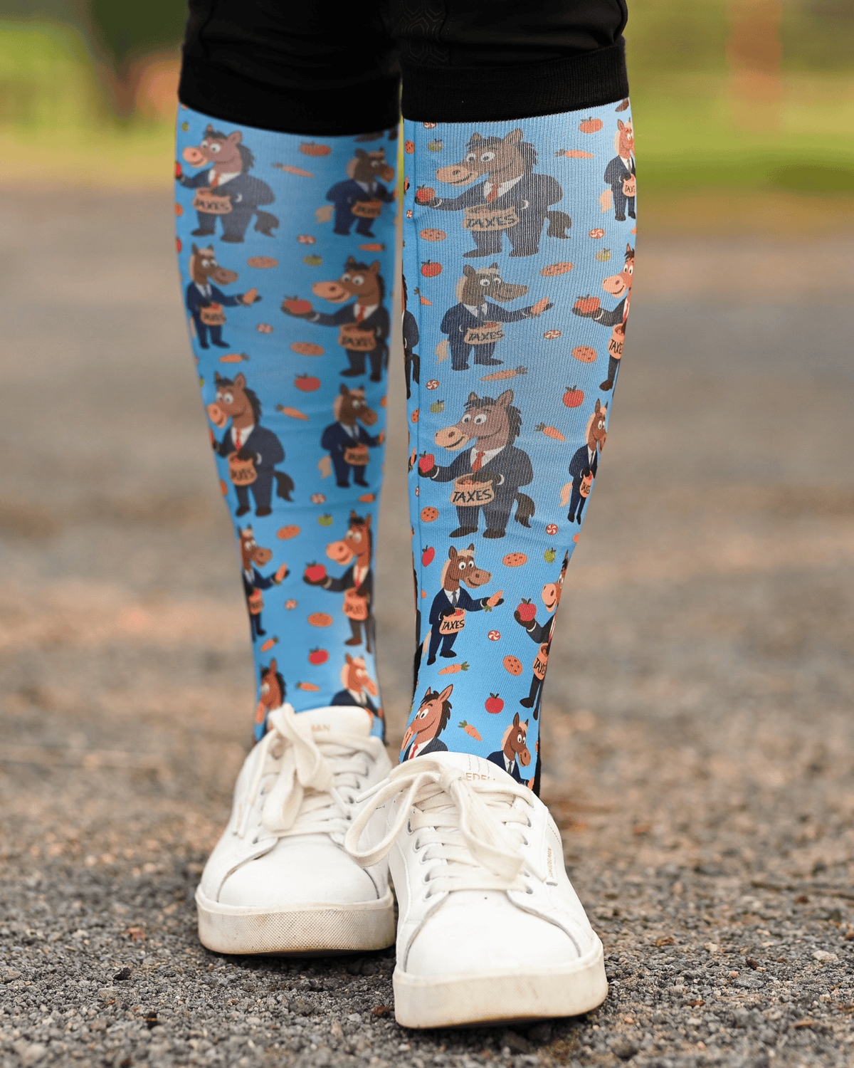 dreamers & schemers Boot Socks Dreamers & Schemers- Treat Tax equestrian team apparel online tack store mobile tack store custom farm apparel custom show stable clothing equestrian lifestyle horse show clothing riding clothes Dreamers & Schemers- Treat Tax horses equestrian tack store