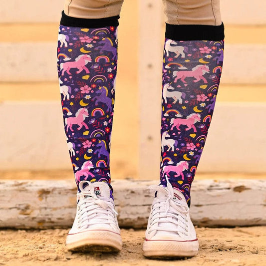 dreamers & schemers Boot Sock Dreamers & Schemers- Unicorn Stroll equestrian team apparel online tack store mobile tack store custom farm apparel custom show stable clothing equestrian lifestyle horse show clothing riding clothes horses equestrian tack store