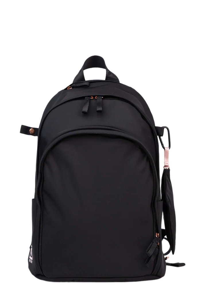 Veltri- Helmet Backpack Regular Size (Black Rose Gold)