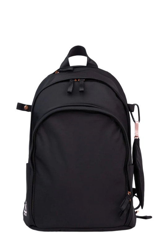 Veltri- Helmet Backpack Regular Size (Black Rose Gold)