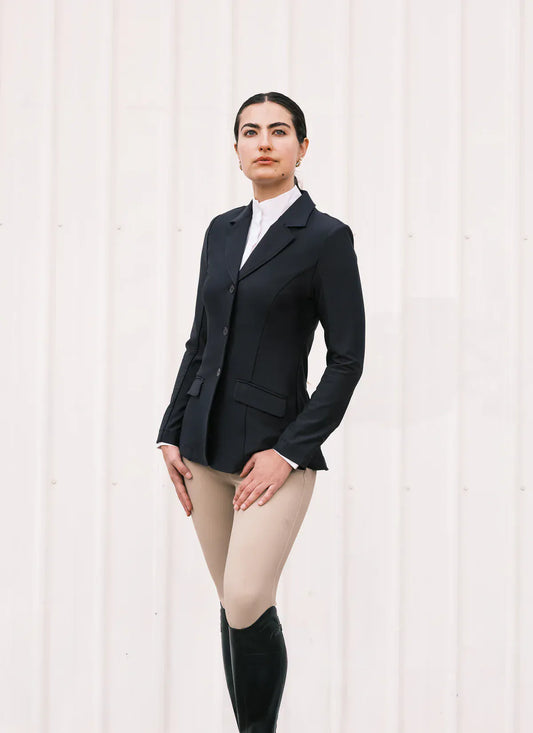 Hannah Childs Dark Navy / XXS Hannah Childs- Classica Show Coat equestrian team apparel online tack store mobile tack store custom farm apparel custom show stable clothing equestrian lifestyle horse show clothing riding clothes Hannah Childs- Classica Show Coat horses equestrian tack store