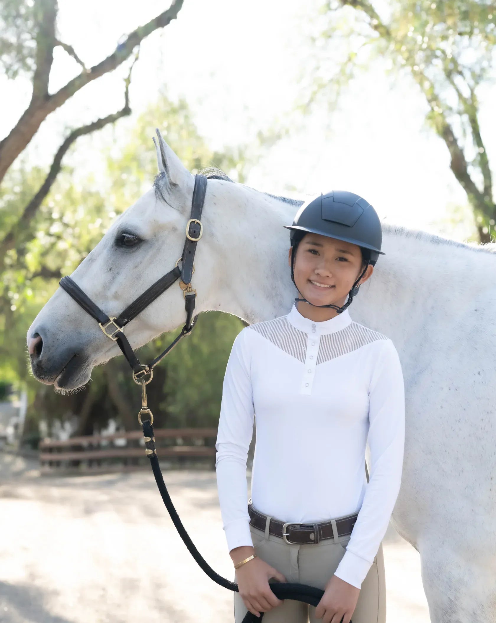 Barn Babe Equestrian women's show shirt Barn Babe Equestrian- Show Shirts equestrian team apparel online tack store mobile tack store custom farm apparel custom show stable clothing equestrian lifestyle horse show clothing riding clothes Barn Babe Equestrian- Show Shirts horses equestrian tack store