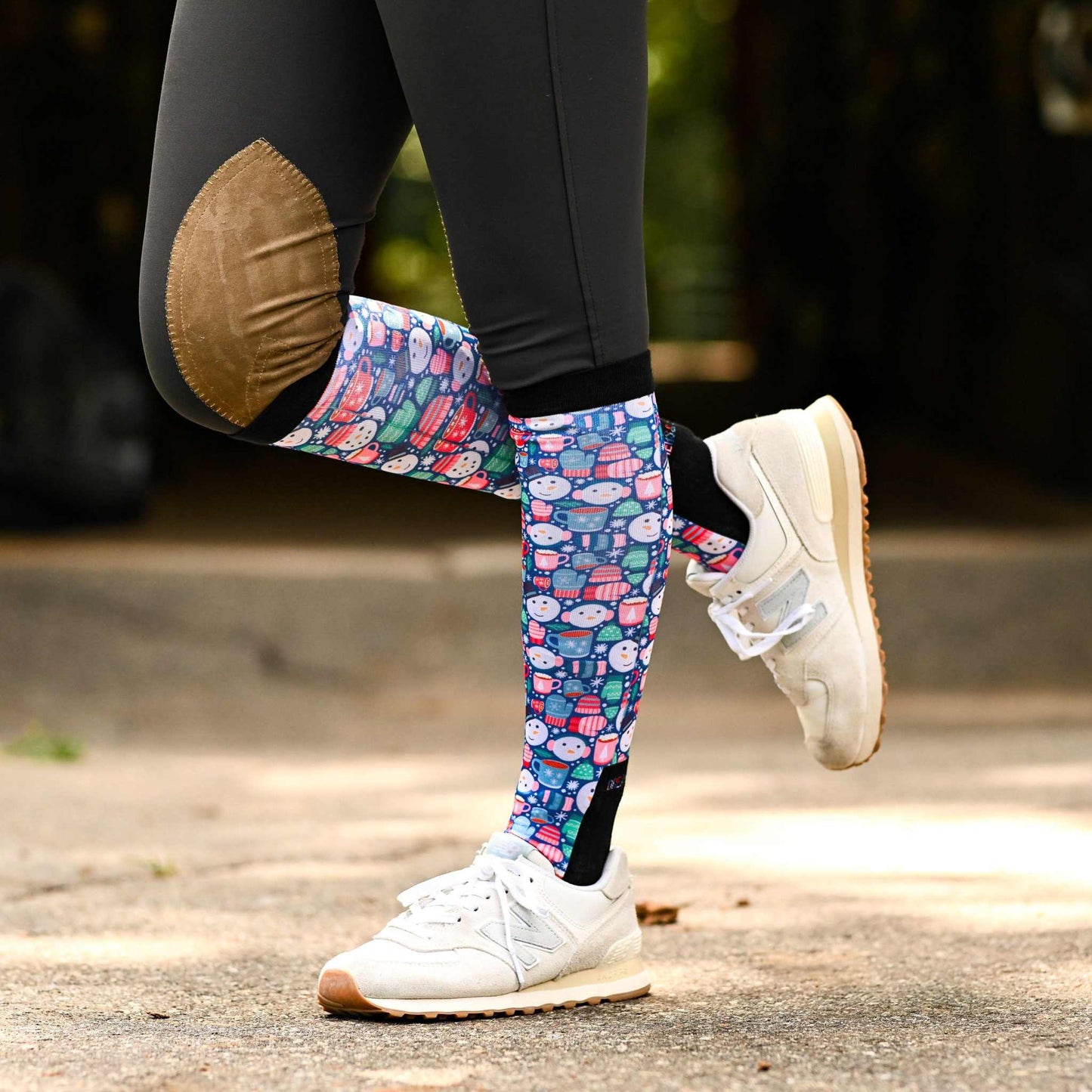 dreamers & schemers Boot Sock Dreamers & Schemers- Winter Warm Up equestrian team apparel online tack store mobile tack store custom farm apparel custom show stable clothing equestrian lifestyle horse show clothing riding clothes Unicorns & Fluffy Clouds Horse Riding  Boot Socks horses equestrian tack store