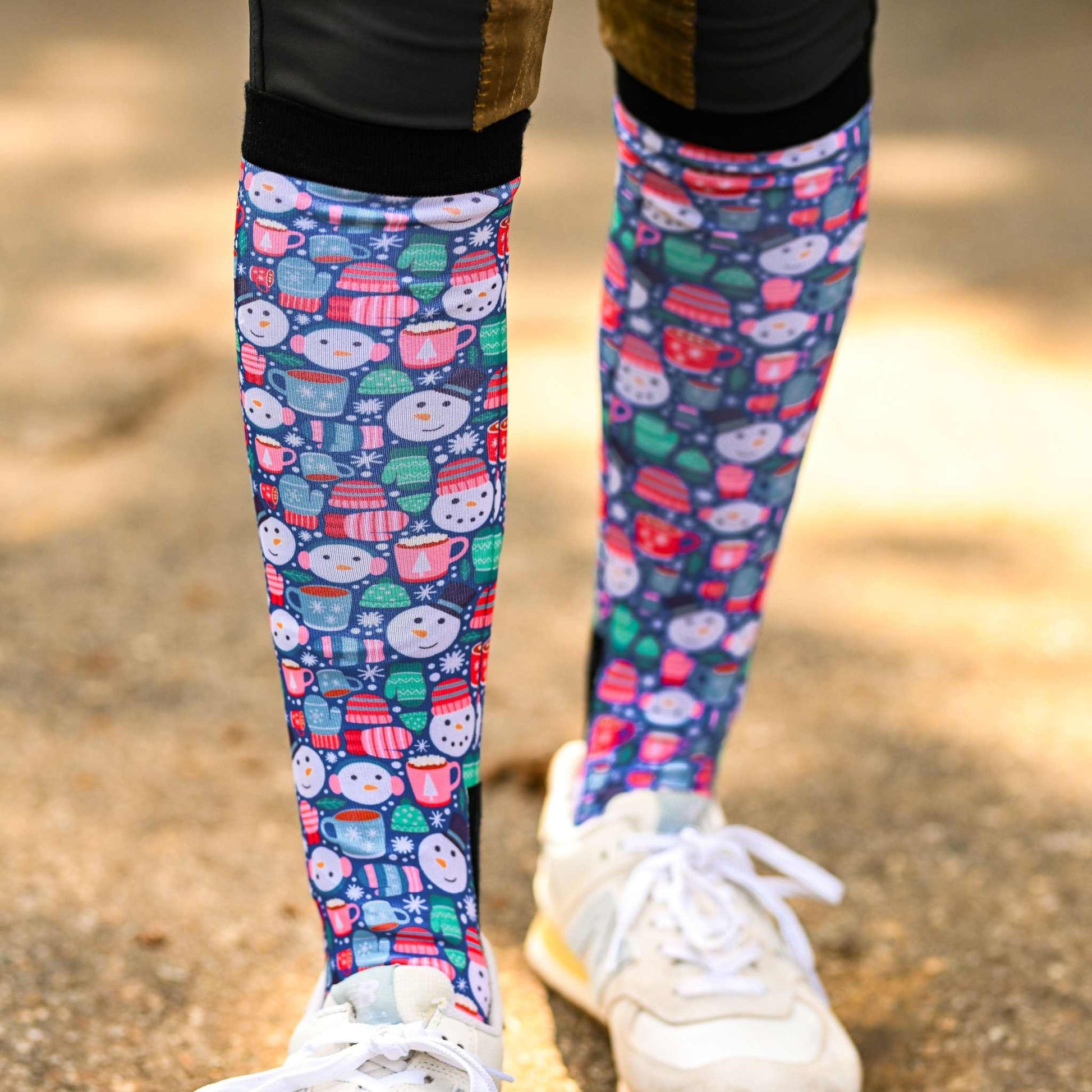 dreamers & schemers Boot Sock Dreamers & Schemers- Winter Warm Up equestrian team apparel online tack store mobile tack store custom farm apparel custom show stable clothing equestrian lifestyle horse show clothing riding clothes Unicorns & Fluffy Clouds Horse Riding  Boot Socks horses equestrian tack store