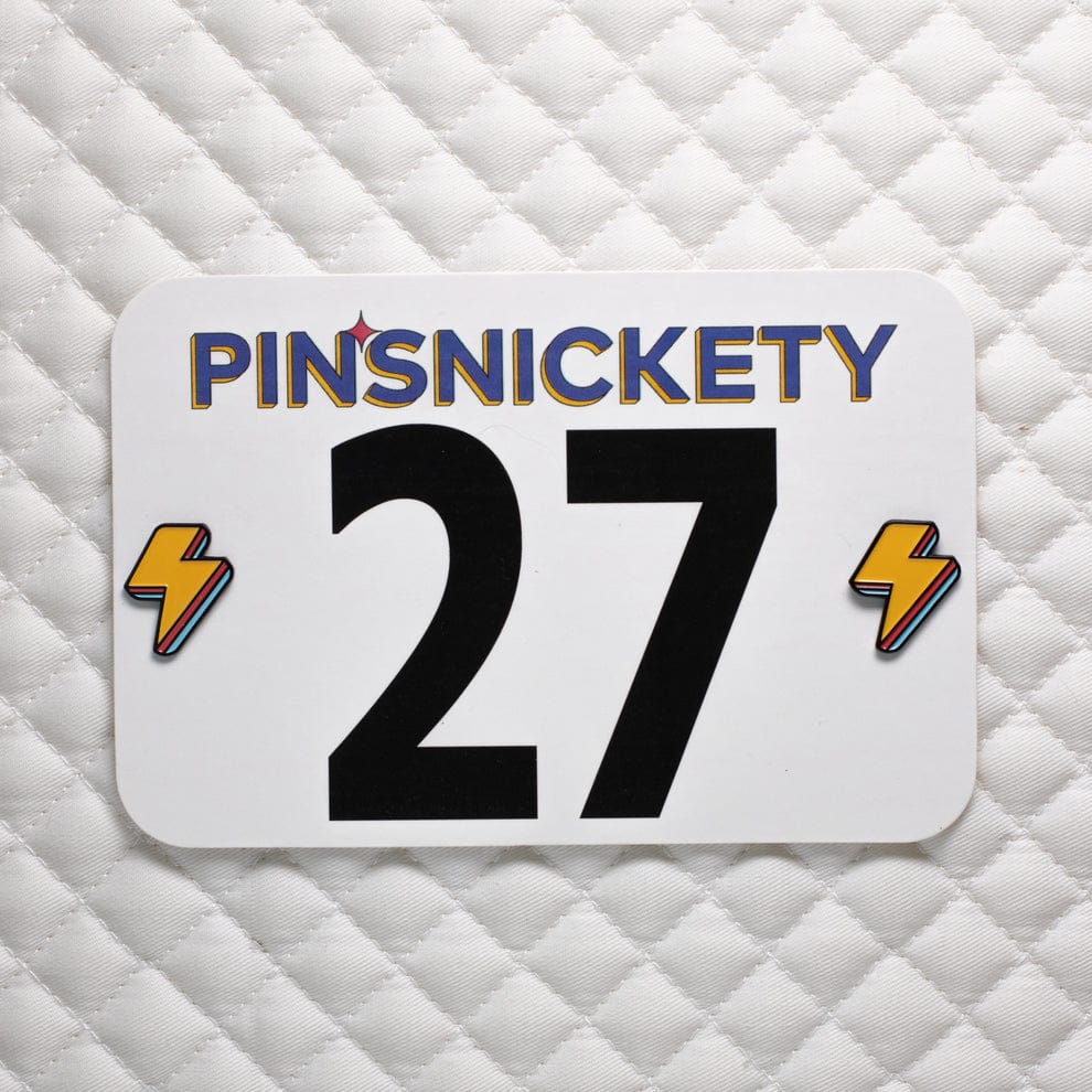 Pinsnickety Accessory Pinsnickety- Lightning Bolt (Yellow) equestrian team apparel online tack store mobile tack store custom farm apparel custom show stable clothing equestrian lifestyle horse show clothing riding clothes horses equestrian tack store