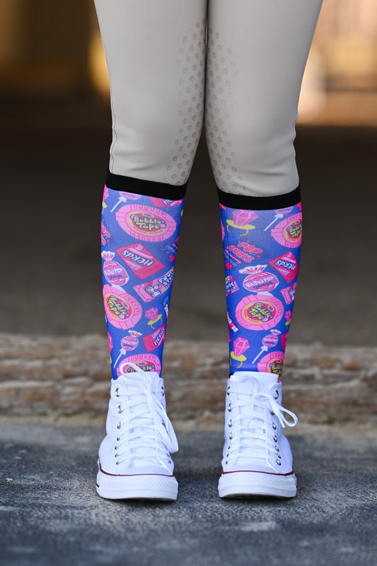 dreamers & schemers Boot Sock Dreamers & Schemers- Yes We Candy equestrian team apparel online tack store mobile tack store custom farm apparel custom show stable clothing equestrian lifestyle horse show clothing riding clothes horses equestrian tack store