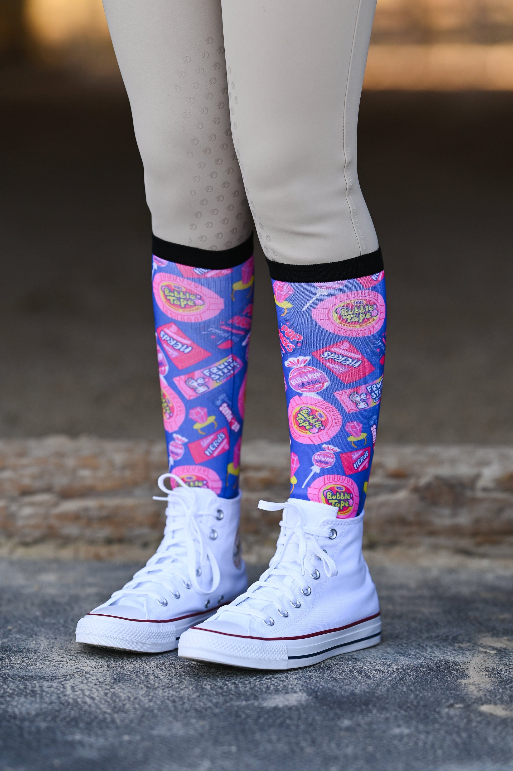 dreamers & schemers Boot Sock Dreamers & Schemers- Yes We Candy equestrian team apparel online tack store mobile tack store custom farm apparel custom show stable clothing equestrian lifestyle horse show clothing riding clothes horses equestrian tack store