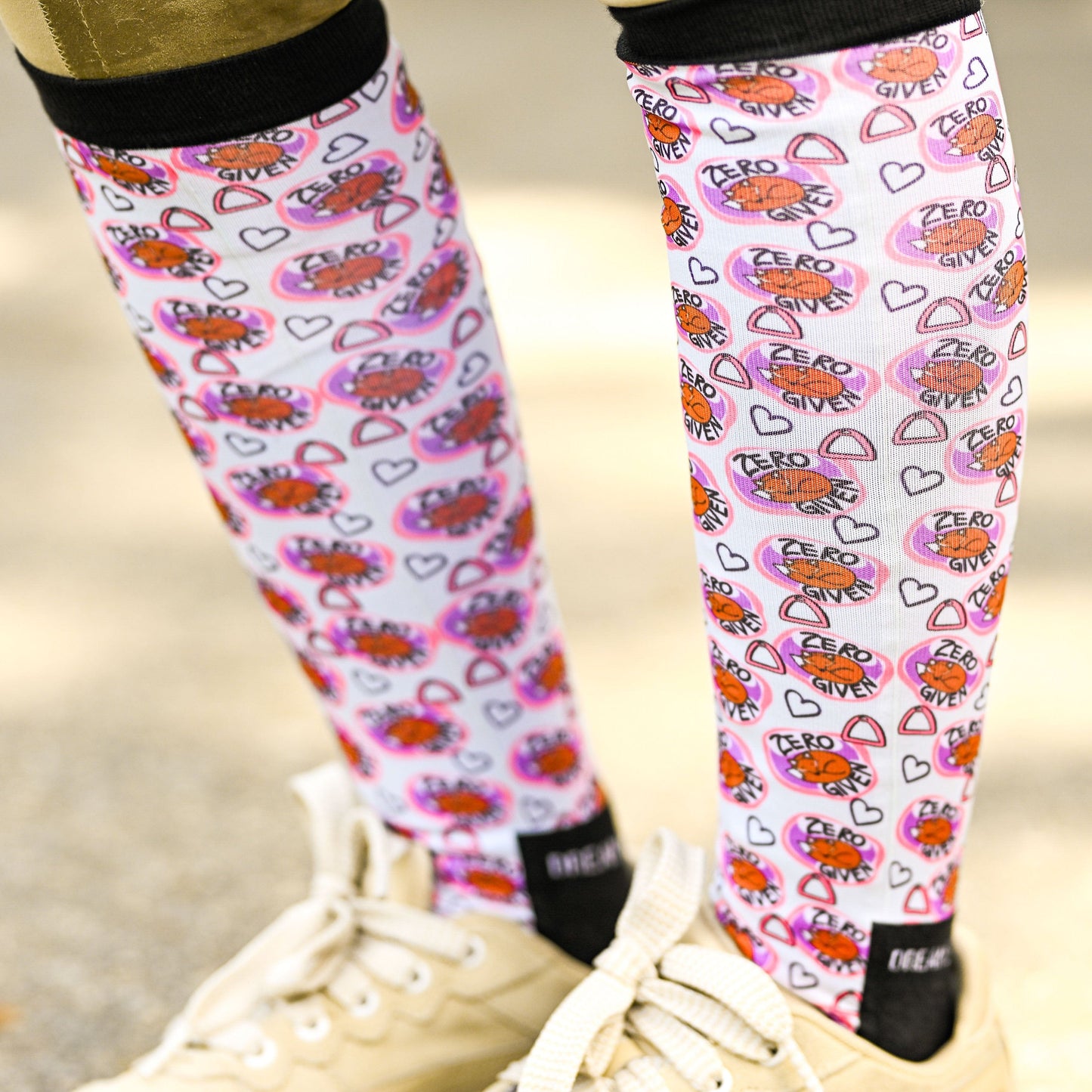 dreamers & schemers Boot Sock Dreamers & Schemers- Zero Fox Given equestrian team apparel online tack store mobile tack store custom farm apparel custom show stable clothing equestrian lifestyle horse show clothing riding clothes Unicorns & Fluffy Clouds Horse Riding  Boot Socks horses equestrian tack store