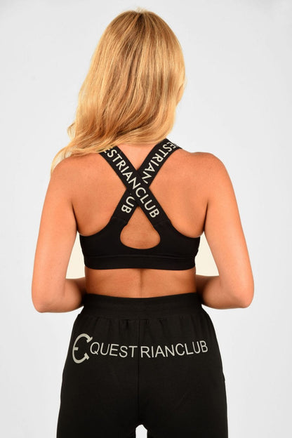 Equestrian Team Apparel EquestrianClub LOGO Sports Bra equestrian team apparel online tack store mobile tack store custom farm apparel custom show stable clothing equestrian lifestyle horse show clothing riding clothes horses equestrian tack store