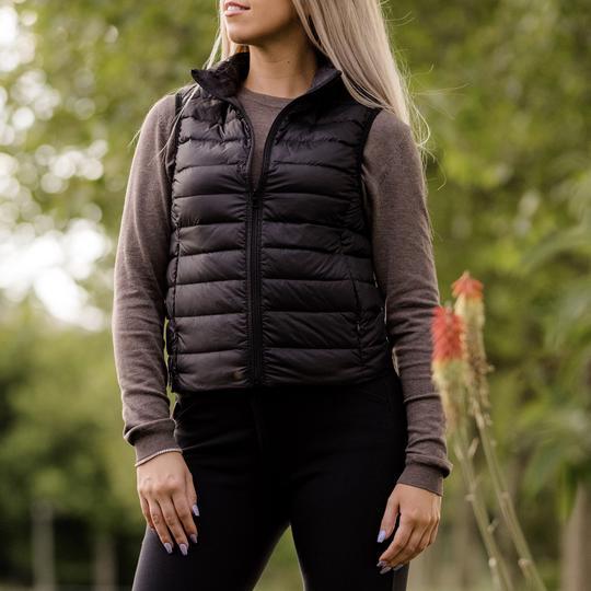 Equestrian Team Apparel TKEQ EZ Packable Down Vest Matte Black equestrian team apparel online tack store mobile tack store custom farm apparel custom show stable clothing equestrian lifestyle horse show clothing riding clothes horses equestrian tack store