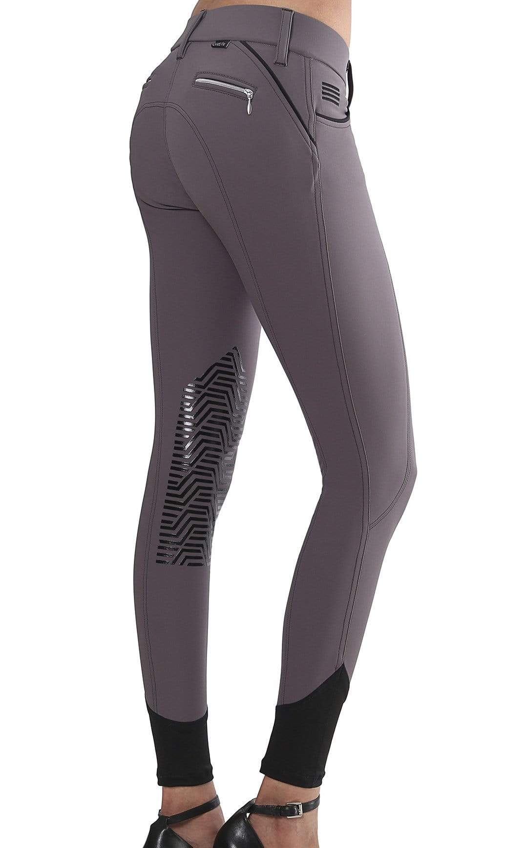 GhoDho Breeches sz 28 / grey GhoDho Aubrie Pro Breeches equestrian team apparel online tack store mobile tack store custom farm apparel custom show stable clothing equestrian lifestyle horse show clothing riding clothes horses equestrian tack store