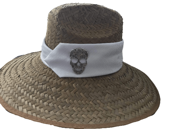Island Girl Sun Hat One Size Island Girl Hats / White Skull equestrian team apparel online tack store mobile tack store custom farm apparel custom show stable clothing equestrian lifestyle horse show clothing riding clothes horses equestrian tack store