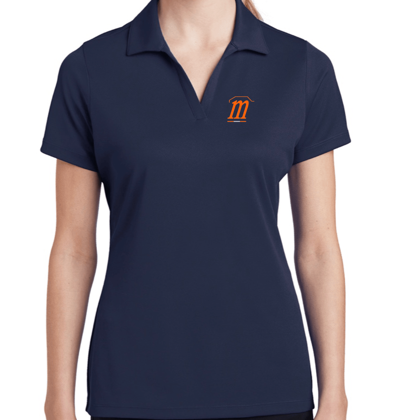 Equestrian Team Apparel Custom Team Shirts Ladies / XSmall / Navy Maddalena Equestrian  Polo Shirt equestrian team apparel online tack store mobile tack store custom farm apparel custom show stable clothing equestrian lifestyle horse show clothing riding clothes horses equestrian tack store