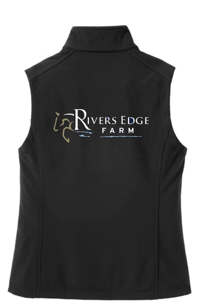 Equestrian Team Apparel Custom Team Jackets Rivers Edge Farm Softshell Vest equestrian team apparel online tack store mobile tack store custom farm apparel custom show stable clothing equestrian lifestyle horse show clothing riding clothes horses equestrian tack store