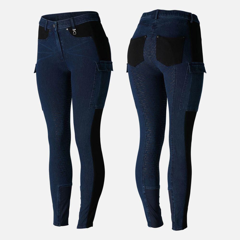 Equestrian Team Apparel 34 / Dark Blue/Black Horze Limited Edition Full Seat Cargo Breeches equestrian team apparel online tack store mobile tack store custom farm apparel custom show stable clothing equestrian lifestyle horse show clothing riding clothes horses equestrian tack store