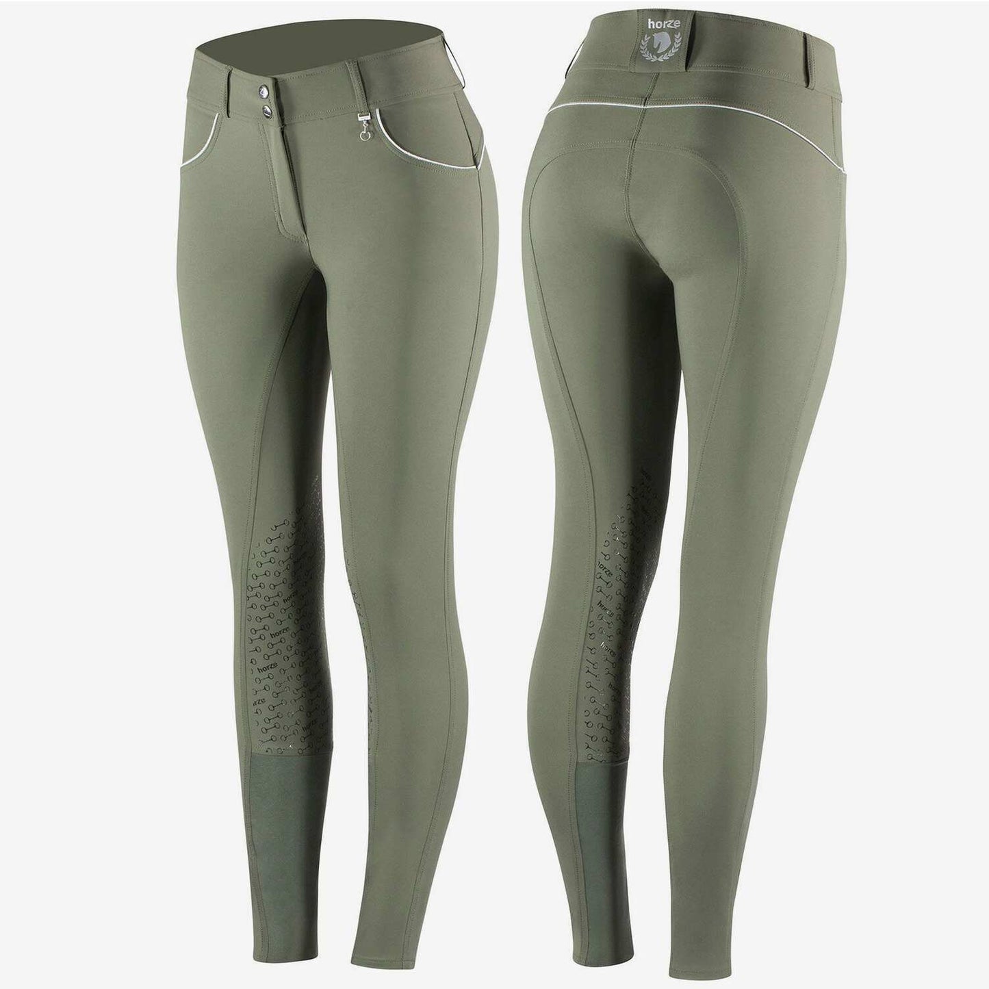 Horze Breeches Horze Aubrey High Waist Breeches equestrian team apparel online tack store mobile tack store custom farm apparel custom show stable clothing equestrian lifestyle horse show clothing riding clothes horses equestrian tack store