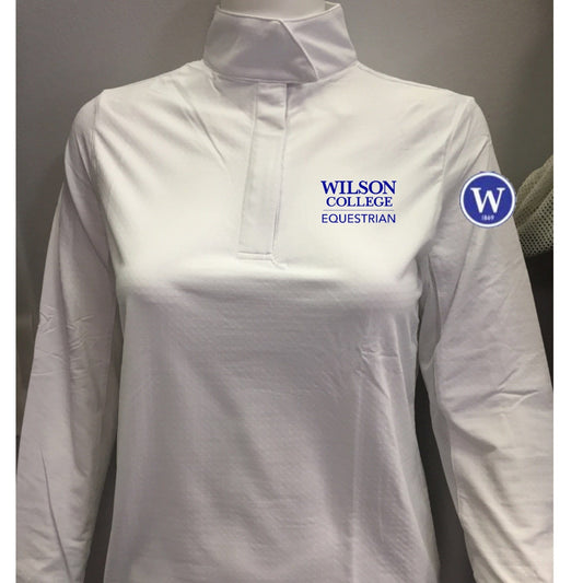 Equestrian Team Apparel Custom Team Shirts XS Wilson College Show Shirt equestrian team apparel online tack store mobile tack store custom farm apparel custom show stable clothing equestrian lifestyle horse show clothing riding clothes horses equestrian tack store