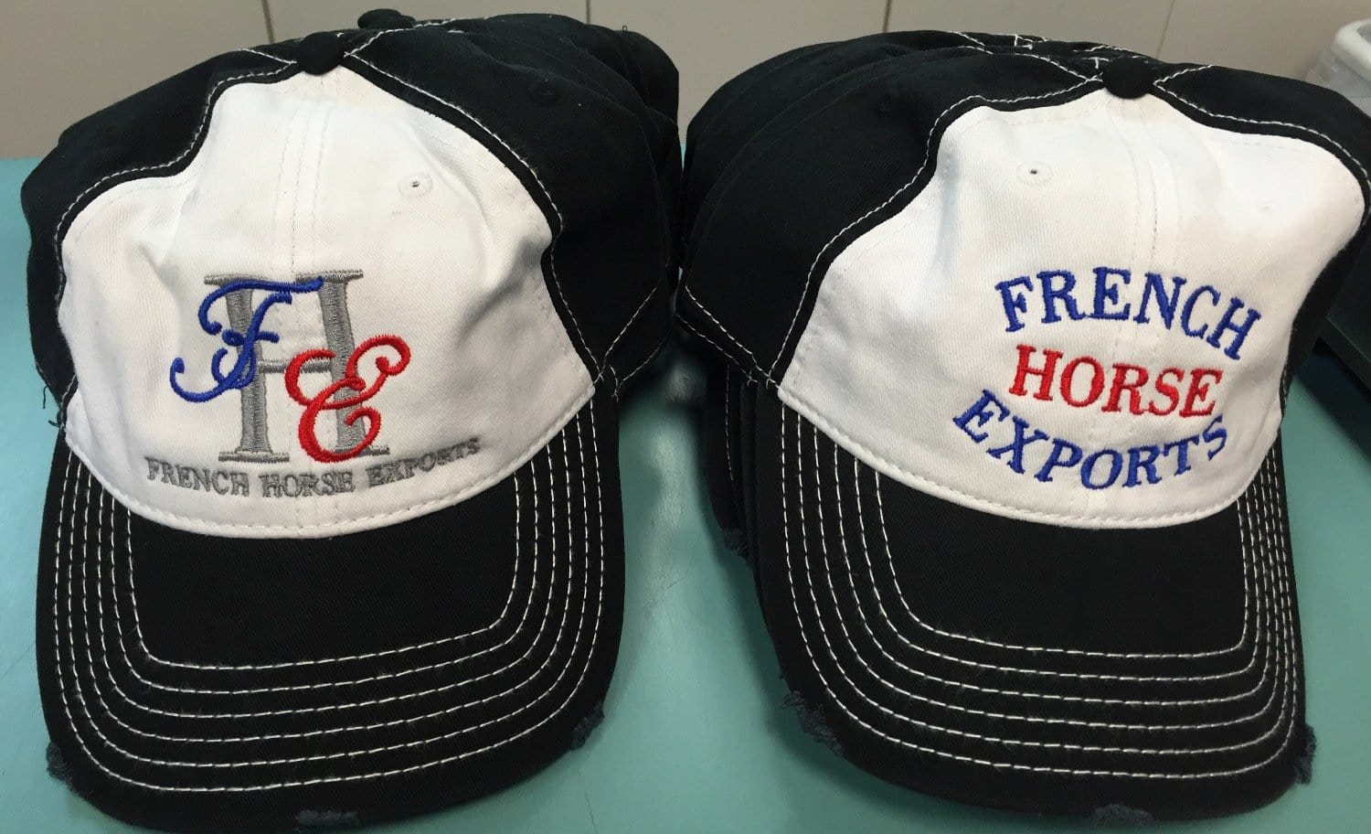 Equestrian Team Apparel Custom Team Hats One Size French Horse Exports baseball cap with logo equestrian team apparel online tack store mobile tack store custom farm apparel custom show stable clothing equestrian lifestyle horse show clothing riding clothes horses equestrian tack store