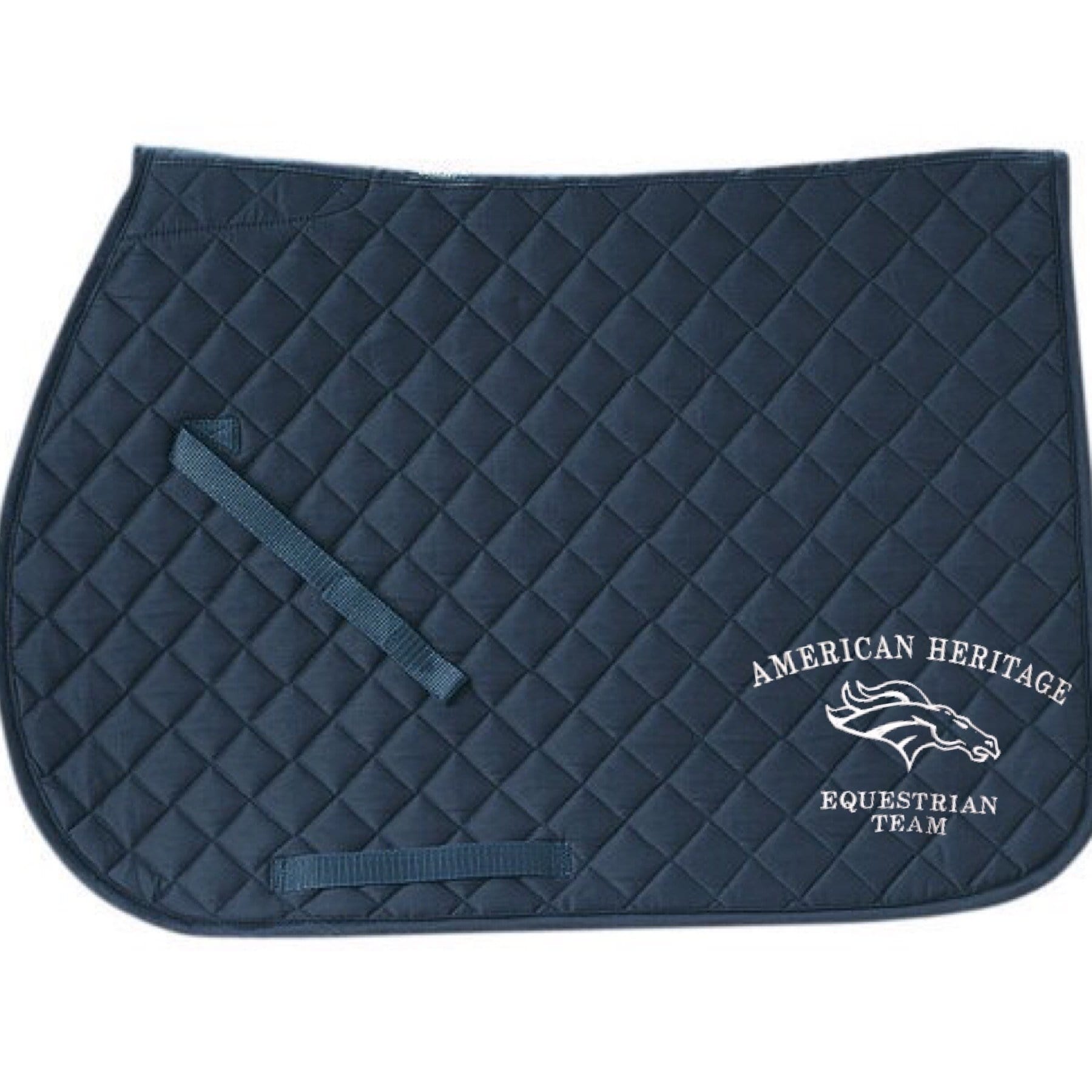 Equestrian Team Apparel Custom Saddle Pads American Heritage IEA saddle pad equestrian team apparel online tack store mobile tack store custom farm apparel custom show stable clothing equestrian lifestyle horse show clothing riding clothes horses equestrian tack store