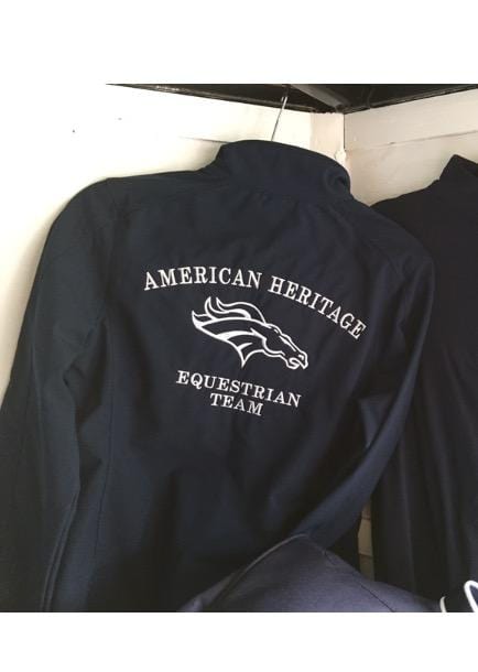 Equestrian Team Apparel Custom Team Jackets XS / Navy American Heritage IEA Shell Jacket equestrian team apparel online tack store mobile tack store custom farm apparel custom show stable clothing equestrian lifestyle horse show clothing riding clothes horses equestrian tack store