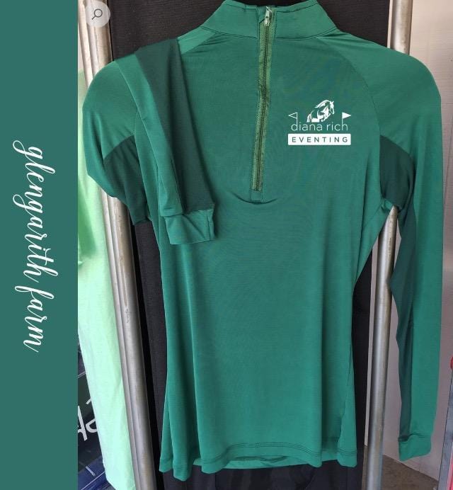 Equestrian Team Apparel Custom Team Shirts Youth / Hunter Green / Yes Official Diana Rich Eventing/Glengarith Farm equestrian team apparel online tack store mobile tack store custom farm apparel custom show stable clothing equestrian lifestyle horse show clothing riding clothes horses equestrian tack store