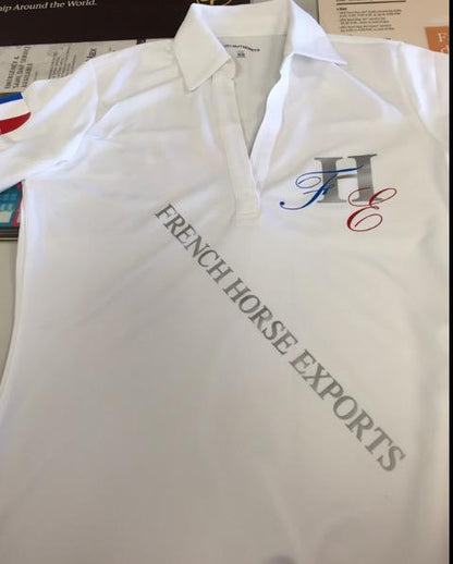 Equestrian Team Apparel Custom Team Shirts French Horse Exports Polo equestrian team apparel online tack store mobile tack store custom farm apparel custom show stable clothing equestrian lifestyle horse show clothing riding clothes horses equestrian tack store