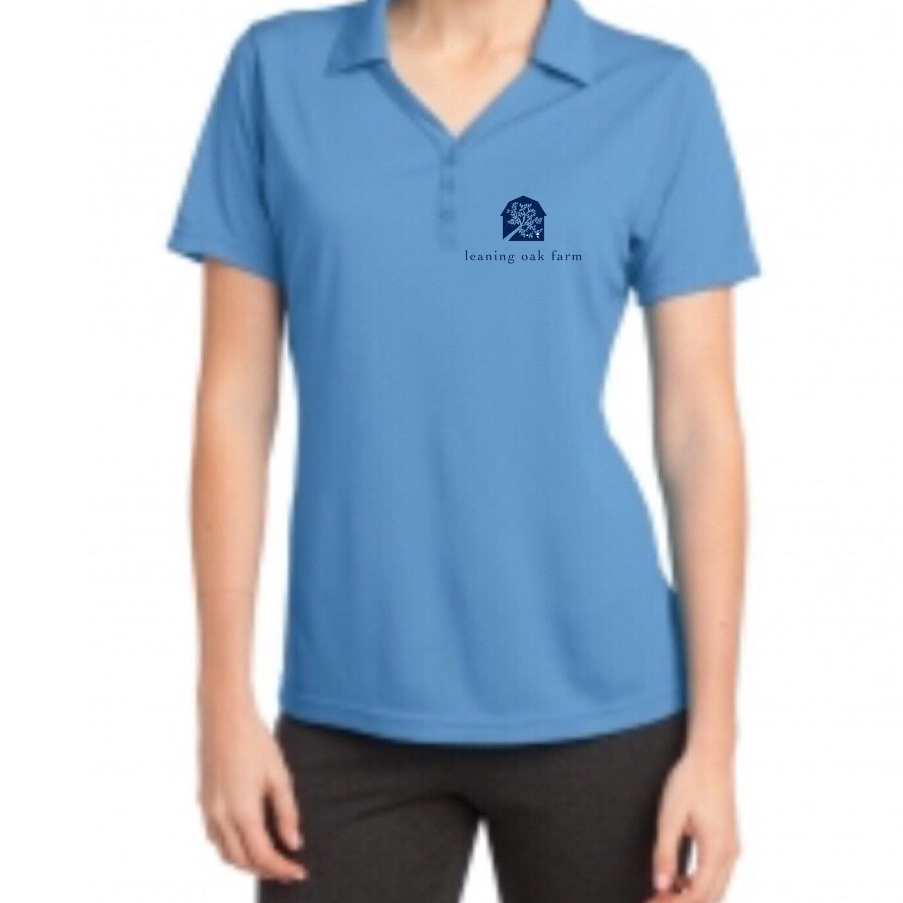 Equestrian Team Apparel Custom Team Shirts Leaning Oak Farm Polo equestrian team apparel online tack store mobile tack store custom farm apparel custom show stable clothing equestrian lifestyle horse show clothing riding clothes horses equestrian tack store