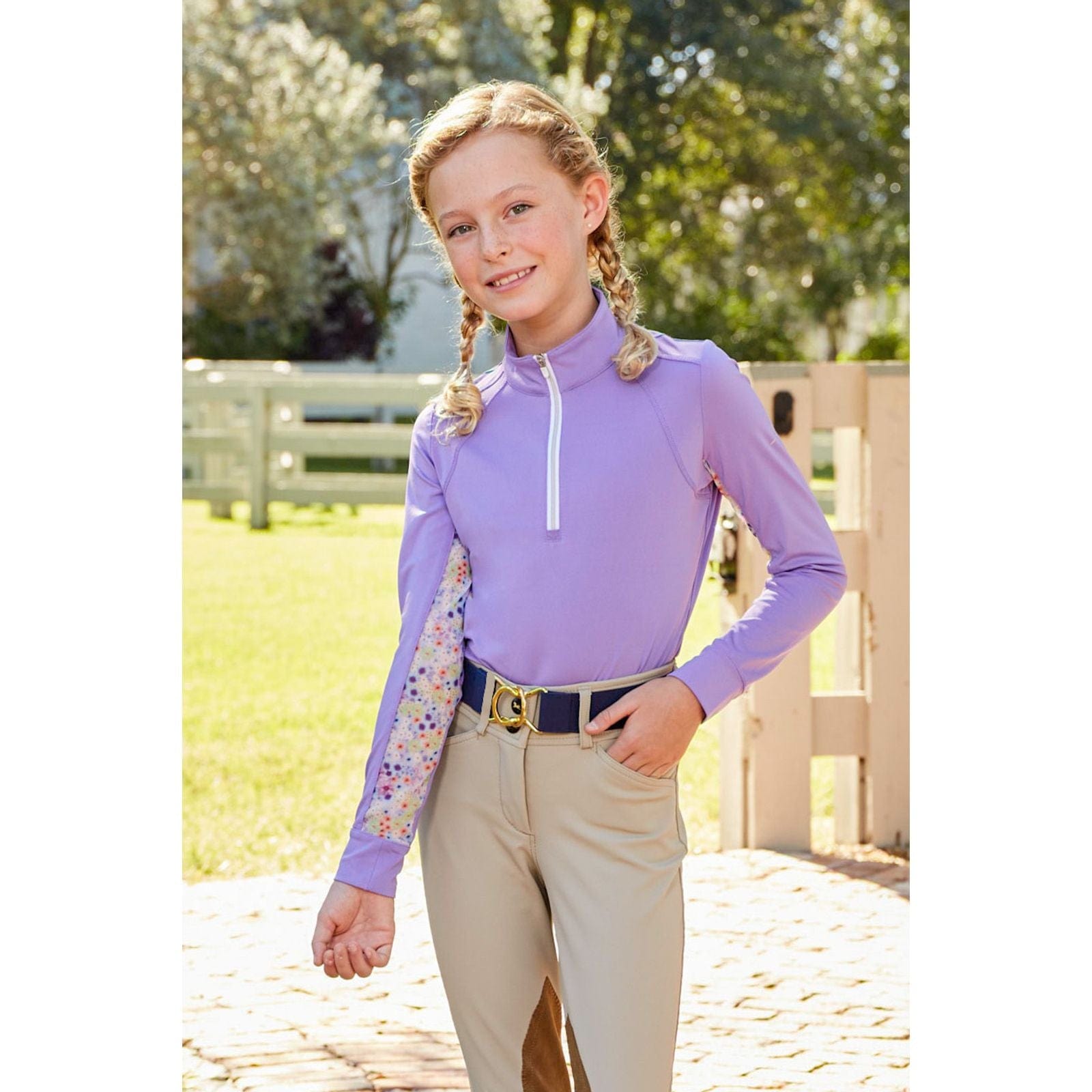 RJ Classics Training Shirt RJ Classics- Lyla Jr Training Shirt  LS equestrian team apparel online tack store mobile tack store custom farm apparel custom show stable clothing equestrian lifestyle horse show clothing riding clothes horses equestrian tack store