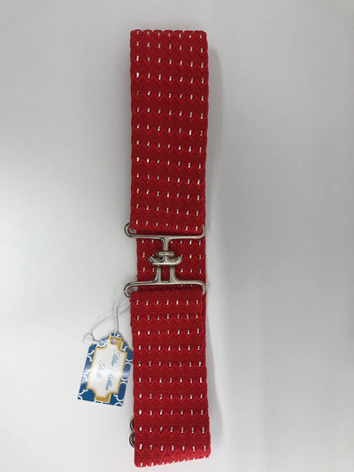 Blue Ribbon Belts Belt Red/Silver Speck Blue Ribbon Belts - 2 Inch equestrian team apparel online tack store mobile tack store custom farm apparel custom show stable clothing equestrian lifestyle horse show clothing riding clothes horses equestrian tack store