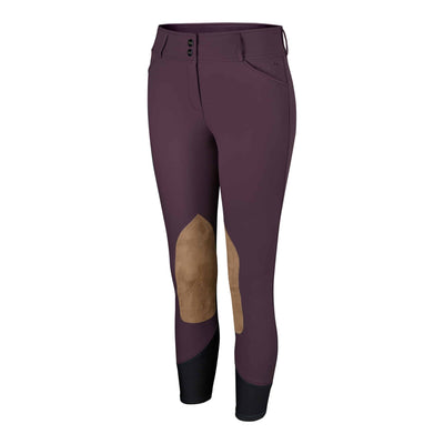 RJ Classics Breeches Mulberry / 22 RJ Classics Anna Mid-Rise Front Zip Breech equestrian team apparel online tack store mobile tack store custom farm apparel custom show stable clothing equestrian lifestyle horse show clothing riding clothes horses equestrian tack store